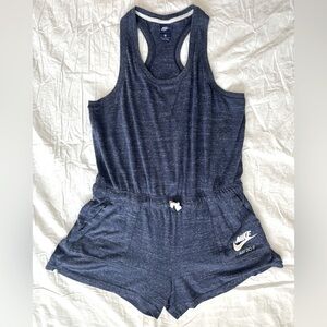 Athletic blue romper